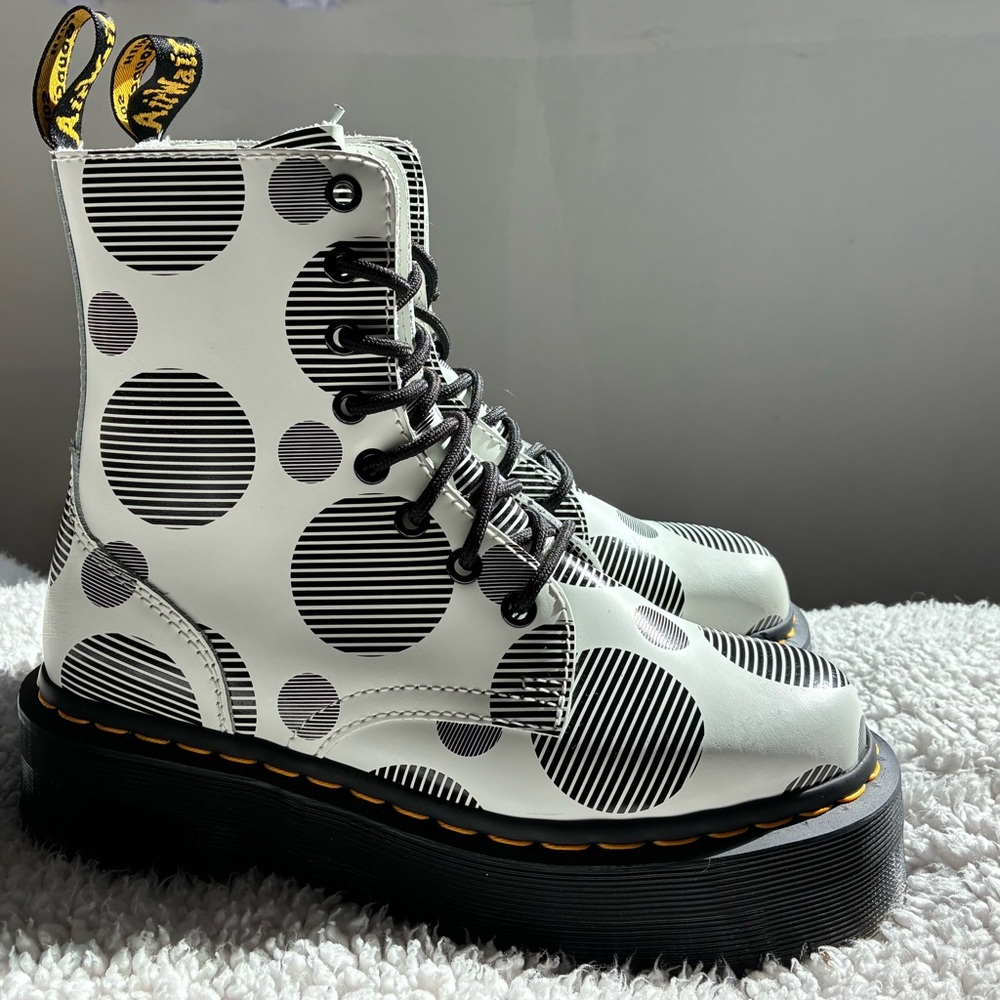 Stylish Black and White Women's Boots